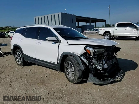 2020 GMC Terrain SLT with VIN 3GKALPEV4LL244089, listed as a Copart auction lot 50227825 with 77,346 mi miles and Salvage Title. Bid and sale history available at carsss.com. Image 12.