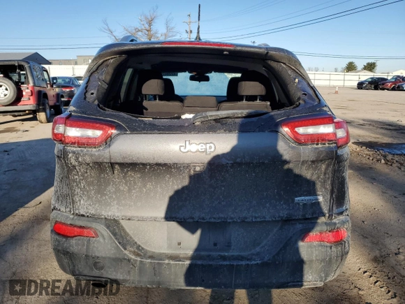 2015 Jeep Cherokee Latitude with VIN 1C4PJLCB9FW518043, listed as a Copart auction lot 42286215 with 119,837 mi miles and Salvage Title. Bid and sale history available at carsss.com. Image 6.