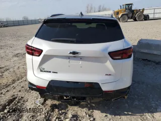2025 Chevrolet Blazer RS with VIN 3GNKBKRS5SS103100, listed as a Copart auction lot 49615495 with 5,091 mi miles and Salvage title. Bid and sale history available at DreamBid. Image 6.