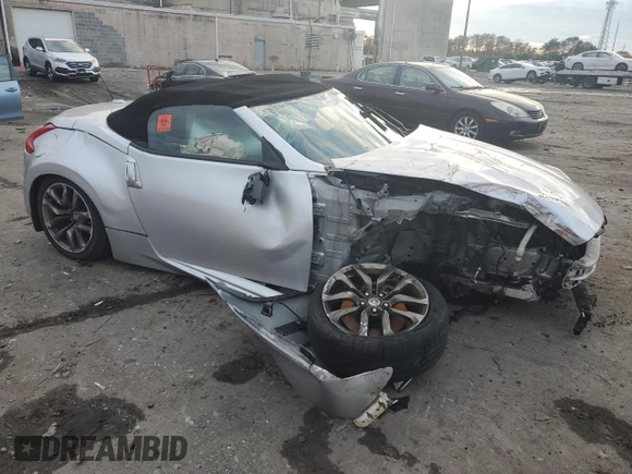 2012 Nissan 370Z Touring with VIN JN1AZ4FH7CM370893, listed as a Copart auction lot 81118834 with 0 mi miles and Salvage Title. Bid and sale history available at carsss.com. Image 4.