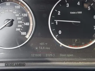 2015 BMW 5 Series 528i with VIN WBA5A5C58FD520694, listed as a IAAI auction lot 41804906 with 121,636 mi miles. Bid and sale history available at carsss.com. Image 16.