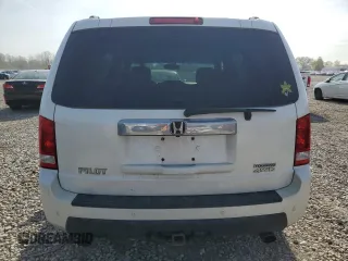 2011 Honda Pilot Touring with VIN 5FNYF4H98BB063430, listed as a Copart auction lot 53753935 with 342,606 mi miles and Salvage Title. Bid and sale history available at carsss.com. Image 6.