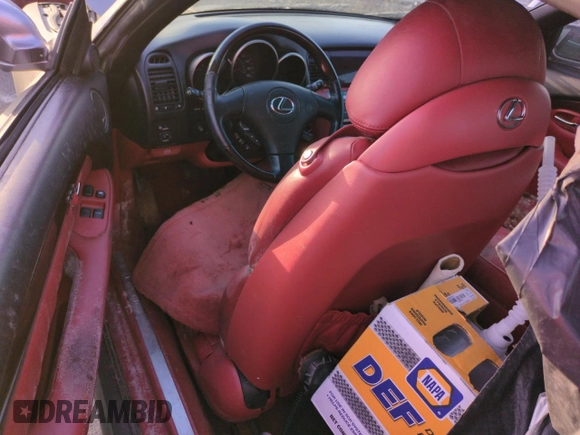 2002 Lexus SC with VIN JTHFN48Y520020257, listed as a Copart auction lot 75769604 with Not Provided miles and Salvage Title. Bid and sale history available at carsss.com. Image 8.