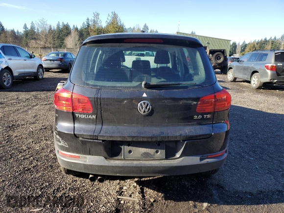 2013 Volkswagen Tiguan S with VIN WVGAV3AX2DW578442, listed as a Copart auction lot 41831045 with 236,761 mi miles and Clean title. Bid and sale history available at DreamBid. Image 6.