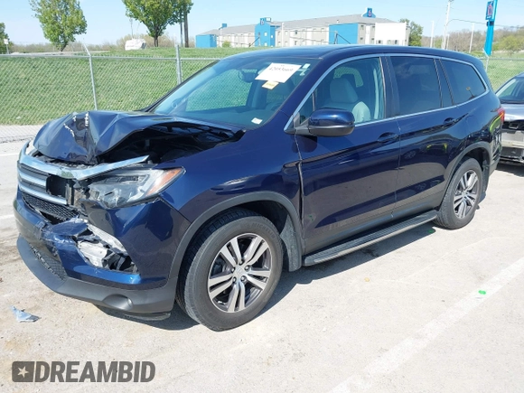 2016 Honda Pilot EX-L with VIN 5FNYF6H53GB078174, listed as a IAAI auction lot 42053669 with 94,259 mi miles and . Bid and sale history available at DreamBid. Image 2.