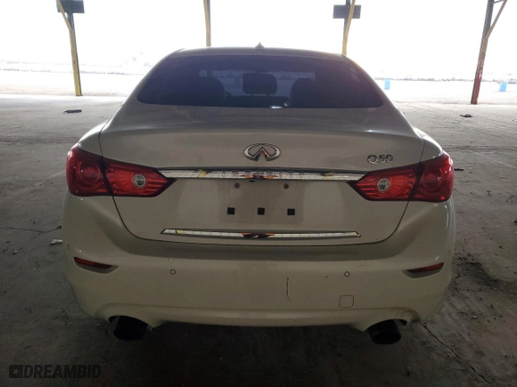 2017 Infiniti Q50 3.0t Premium with VIN JN1EV7AP6HM731132, listed as a Copart auction lot 86738684 with NaN miles and Salvage Title. Bid and sale history available at carsss.com. Image 6.