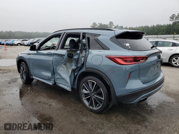 2024 Infiniti QX50 Sport with VIN 3PCAJ5FA0RF102170, listed as a Copart auction lot 58338065 with 10,871 mi miles and Salvage title. Bid and sale history available at DreamBid. Image 2.