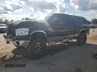 2007 Dodge 2500 SLT with VIN 3D7KS28A67G845877, listed as a Copart auction lot 55944175 with 306,821 mi miles and Salvage title. Bid and sale history available at DreamBid. Image 1.