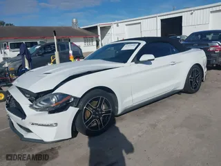 2019 Ford Mustang EcoBoost with VIN 1FATP8UH4K5150468, listed as a IAAI auction lot 41423596 with 119,522 mi miles. Bid and sale history available at carsss.com. Image 21.