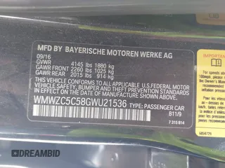 2016 MINI Countryman S z VIN WMWZC5C58GWU21536, wystawiony jako IAAI lot #41907958 z przebiegiem 83 761 mil mil oraz . Historia ofert i sprzedaży dostępna na DreamBid. Obrazek 8.