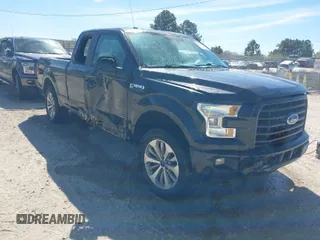 2017 Ford F-150 XL with VIN 1FTEX1CP2HKD38323, listed as a IAAI auction lot 41806646 with 280,411 mi miles. Bid and sale history available at carsss.com. Image 1.