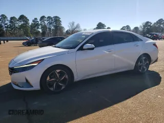 2021 Hyundai Elantra Limited with VIN 5NPLP4AG5MH032334, listed as a Copart auction lot 46833475 with 86,271 mi miles and Salvage Title. Bid and sale history available at carsss.com. Image 1.