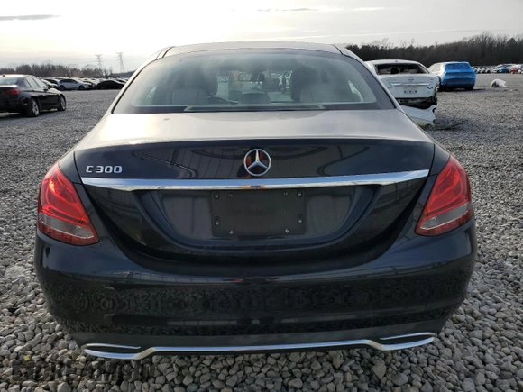 2017 Mercedes-Benz C with VIN 55SWF4JB7HU217203, listed as a Copart auction lot 46826495 with 98,133 mi miles and Salvage Title. Bid and sale history available at carsss.com. Image 6.