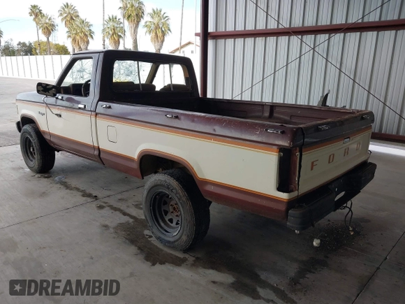1983 Ford Ranger with VIN 1FTCR11S0DUB91099, listed as a IAAI auction lot 41713374 with 55,418 mi miles and . Bid and sale history available at DreamBid. Image 3.