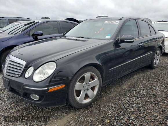 2008 Mercedes-Benz E-Class Sport 5.5L with VIN WDBUF72X08B169078, listed as a Copart auction lot 75093514 with 0 mi miles and Salvage Title. Bid and sale history available at carsss.com. Image 1.