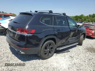 2022 Volkswagen Atlas SE with VIN 1V2JR2CA0NC546229, listed as a Copart auction lot 53565555 with 64,026 mi miles and Salvage title. Bid and sale history available at DreamBid. Image 3.