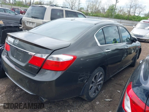 2013 Honda Accord Sport with VIN 1HGCR2F54DA099179, listed as a IAAI auction lot 42058836 with 201,492 mi miles and . Bid and sale history available at DreamBid. Image 4.