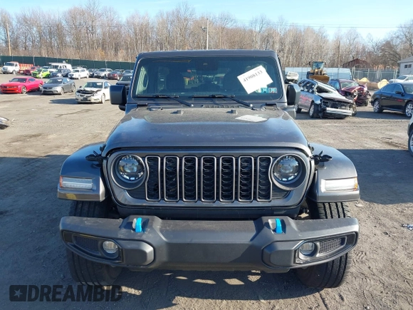 2024 Jeep Wrangler Willys z VIN 1C4RJXN60RW293872, wystawiony jako IAAI lot #41908133 z przebiegiem 850 mil mil oraz . Historia ofert i sprzedaży dostępna na DreamBid. Obrazek 12.