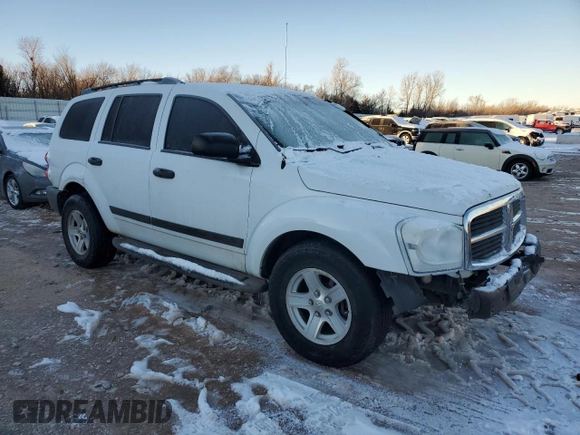 2006 Dodge Durango SXT with VIN 1D4HD38N36F176896, listed as a Copart auction lot 88315465 with 185,602 mi miles and Salvage title. Bid and sale history available at DreamBid. Image 4.
