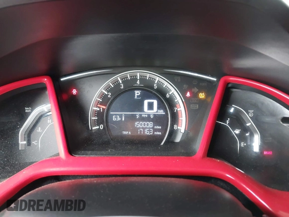 2016 Honda Civic Sedan LX with VIN 19XFC2F53GE229791, listed as a IAAI auction lot 41902081 with 150,008 mi miles. Bid and sale history available at carsss.com. Image 7.