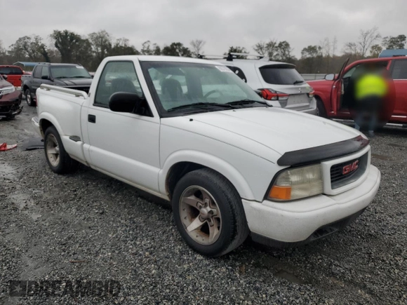 2001 GMC Sonoma SL with VIN 1GTCS145418119062, listed as a Copart auction lot 80579954 with 76,295 mi miles and Salvage Title. Bid and sale history available at carsss.com. Image 4.