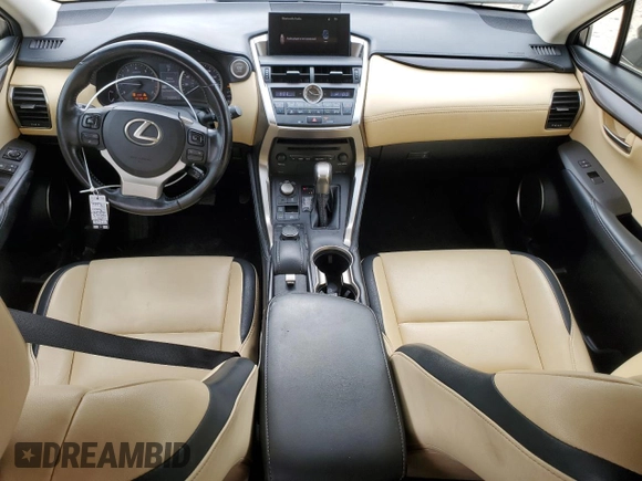 2017 Lexus NX 200t with VIN JTJYARBZ3H2058732, listed as a Copart auction lot 50408115 with 163,820 mi miles and Salvage title. Bid and sale history available at DreamBid. Image 8.