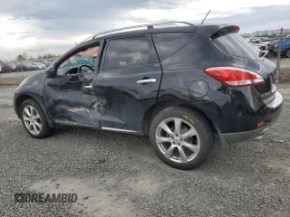 2013 Nissan Murano LE with VIN JN8AZ1MW4DW310836, listed as a Copart auction lot 50232225 with 106,993 mi miles and Salvage Title. Bid and sale history available at DreamBid. Image 2.