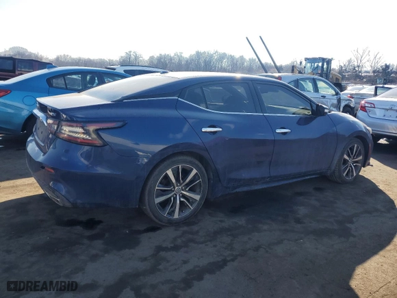 2022 Nissan Maxima SV with VIN 1N4AA6CV0NC505124, listed as a Copart auction lot 46819955 with 89,357 mi miles and Salvage Title. Bid and sale history available at carsss.com. Image 3.