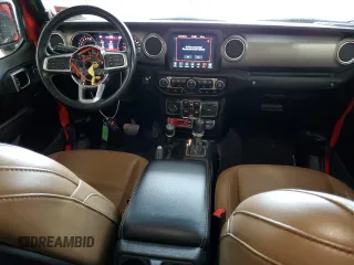 2020 Jeep Gladiator Rubicon with VIN 1C6JJTBG8LL155550, listed as a Copart auction lot 58327875 with 34,276 mi miles and Salvage title. Bid and sale history available at DreamBid. Image 8.