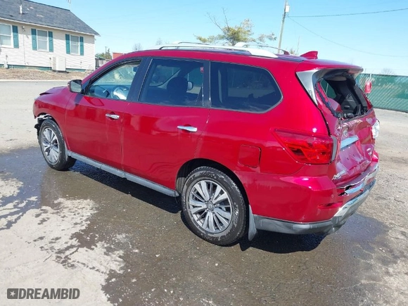 2020 Nissan Pathfinder SV with VIN 5N1DR2BM2LC633066, listed as a IAAI auction lot 41738292 with 63041 miles. Bid and sale history available at carsss.com. Image 3.
