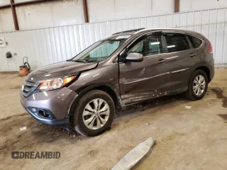 2013 Honda CR-V EX-L with VIN 5J6RM4H70DL067846, listed as a Copart auction lot 52144845 with 112,599 mi miles and Salvage Title. Bid and sale history available at carsss.com. Image 1.