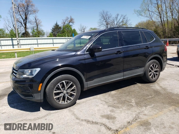 2019 Volkswagen Tiguan SE with VIN 3VV3B7AX8KM190398, listed as a Copart auction lot 53131985 with 75,805 mi miles and Salvage Title. Bid and sale history available at DreamBid. Image 1.