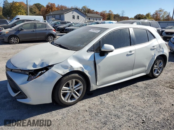 2019 Toyota Corolla SE with VIN JTNK4RBEXK3059015, listed as a Copart auction lot 77062644 with 55,028 mi miles and Salvage Title. Bid and sale history available at DreamBid. Image 1.