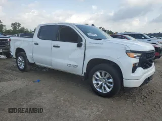 2024 Chevrolet Silverado 1500 Custom with VIN 3GCPABEK8RG445662, listed as a Copart auction lot 54160645 with 1,559 mi miles and Salvage Title. Bid and sale history available at DreamBid. Image 4.