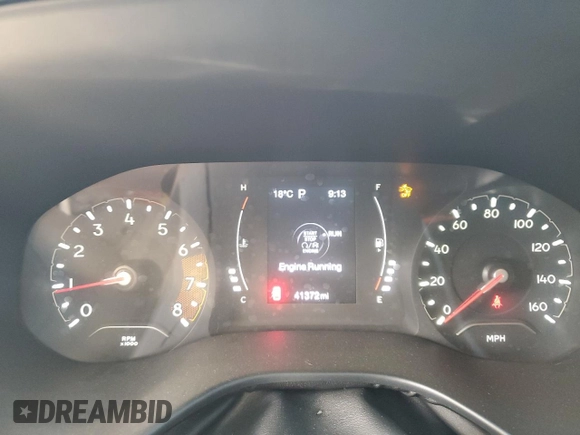 2022 Jeep Compass Sport with VIN 3C4NJCAB3NT164244, listed as a Copart auction lot 79576414 with 41,372 mi miles and Salvage Title. Bid and sale history available at carsss.com. Image 9.