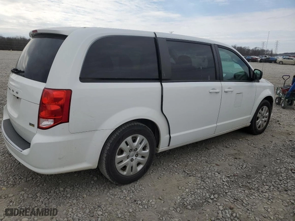 2018 Dodge Grand Caravan SE Plus with VIN 2C4RDGBG0JR177623, listed as a Copart auction lot 47590605 with 166,341 mi miles and Salvage Title. Bid and sale history available at carsss.com. Image 3.