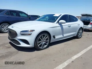 2022 Genesis G70 3.3T z VIN KMTG54TE7NU084771, wystawiony jako IAAI lot #42239367 z przebiegiem 29 479 mil mil oraz . Historia ofert i sprzedaży dostępna na DreamBid. Obrazek 2.