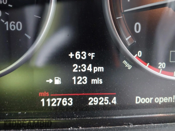 2011 BMW 5 Series 535i xDrive with VIN WBAFU7C57BDU56455, listed as a IAAI auction lot 41615376 with 112,763 mi miles. Bid and sale history available at carsss.com. Image 7.