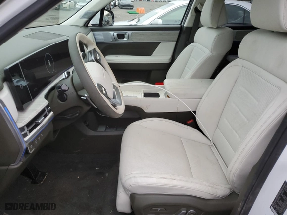 2025 Hyundai Santa Fe Calligraphy with VIN 5NMP5DGL9SH083762, listed as a Copart auction lot 85725454 with 1,977 mi miles and Salvage Title. Bid and sale history available at carsss.com. Image 7.