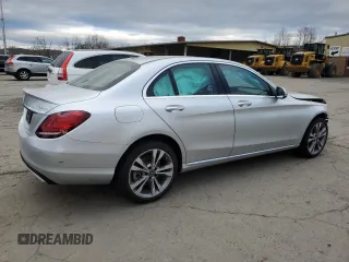 2019 Mercedes-Benz C 300 with VIN 55SWF8EB9KU320762, listed as a Copart auction lot 53049015 with Not Provided miles and Salvage Title. Bid and sale history available at carsss.com. Image 3.