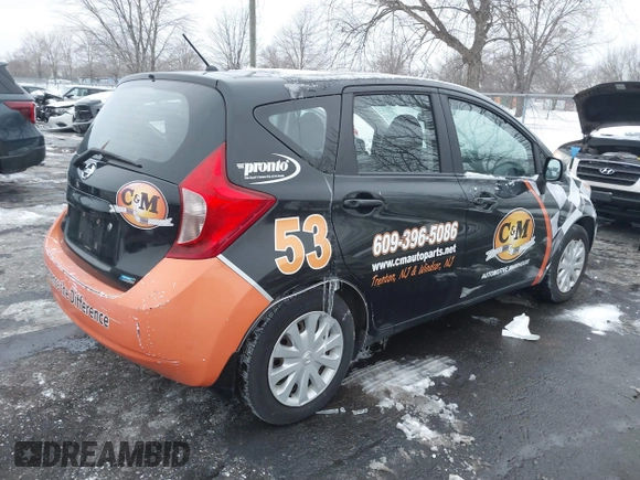 2014 Nissan Note S with VIN 3N1CE2CP7EL401044, listed as a IAAI auction lot 41397867 with 219,771 mi miles and . Bid and sale history available at DreamBid. Image 6.