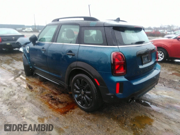 2022 MINI Countryman Cooper S with VIN WMZ83BR06N3N39575, listed as a IAAI auction lot 41477701 with 33,435 mi miles and . Bid and sale history available at DreamBid. Image 3.