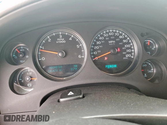 2013 Chevrolet Avalanche LT with VIN 3GNMCFE0XDG150663, listed as a Copart auction lot 57417395 with 141,470 mi miles and Salvage title. Bid and sale history available at DreamBid. Image 9.
