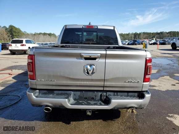 2020 Ram 1500 Limited with VIN 1C6SRFHT6LN240362, listed as a Copart auction lot 47100615 with 82,654 mi miles and Salvage Title. Bid and sale history available at carsss.com. Image 6.