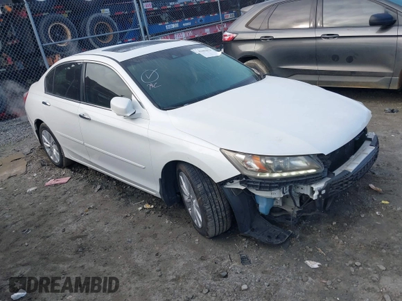 2013 Honda Accord Touring with VIN 1HGCR3F97DA040801, listed as a IAAI auction lot 41662028 with 177,589 mi miles and . Bid and sale history available at DreamBid. Image 1.