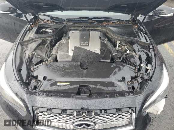 2014 Infiniti Q50 Premium with VIN JN1BV7AR9EM707892, listed as a Copart auction lot 63298055 with 144,391 mi miles and Salvage title. Bid and sale history available at DreamBid. Image 11.