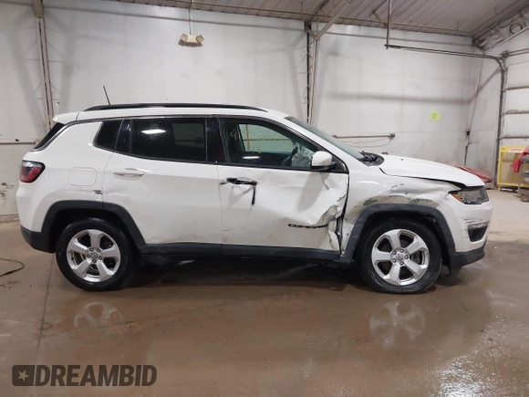 2018 Jeep Compass Latitude z VIN 3C4NJDBB7JT455568, wystawiony jako IAAI lot #41790361 z przebiegiem 47 646 mil mil oraz . Historia ofert i sprzedaży dostępna na DreamBid. Obrazek 13.