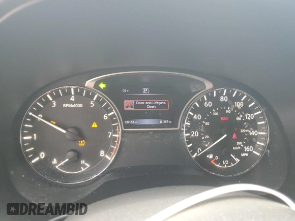 2016 Nissan Pathfinder S with VIN 5N1AR2MN0GC637891, listed as a Copart auction lot 62486415 with 139,182 mi miles and Salvage title. Bid and sale history available at DreamBid. Image 9.