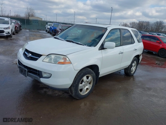 2003 Acura MDX with VIN 2HNYD18213H508572, listed as a IAAI auction lot 41521463 with 214,161 mi miles. Bid and sale history available at carsss.com. Image 2.