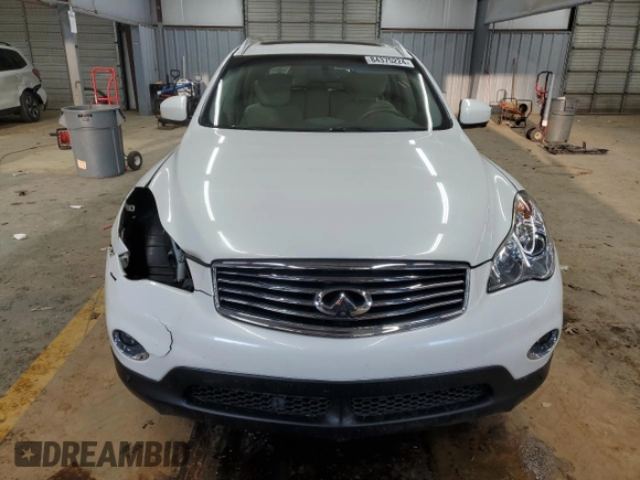 2012 Infiniti EX Journey with VIN JN1AJ0HR2CM451564, listed as a Copart auction lot 84375224 with 137,388 mi miles and Salvage Title. Bid and sale history available at DreamBid. Image 5.
